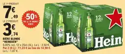 E.Leclerc Bière blonde heineken offre
