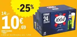 E.Leclerc Bière blonde 1664 offre