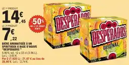 E.Leclerc Bière aromatisée à un spiritueux à base d'agave desperados offre