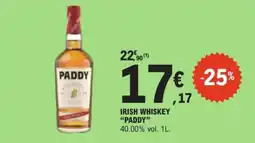 E.Leclerc Irish whiskey paddy offre