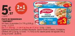 E.Leclerc Filets de maquereaux saupiquet offre