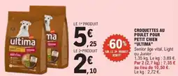E.Leclerc Croquettes au poulet pour petit chien ultima offre