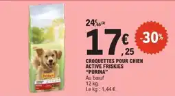 E.Leclerc Croquettes pour chien active friskies purina offre