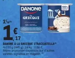 E.Leclerc Danone à la grecque stracciatella offre
