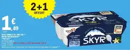 E.Leclerc Skyr vanille 0% mat.gr. offre découverte yoplait offre
