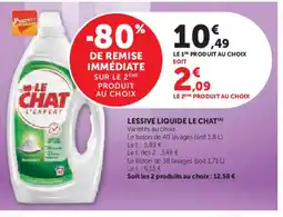 Hyper U LE CHAT Lessive liquide offre