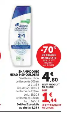 Hyper U HEAD & SHOULDERS Shampooing offre
