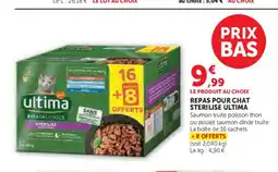 Hyper U ULTIMA Repas pour chat sterilise offre