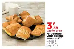 Hyper U Assortiment viennoiseries fantaisies offre