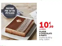 Hyper U Plaisir 3 chocolats offre