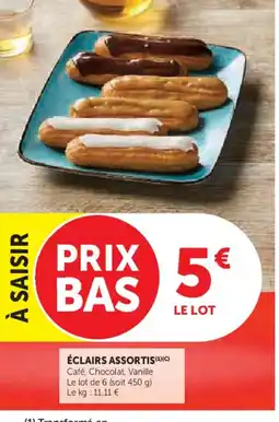 Hyper U Éclairs assortis offre