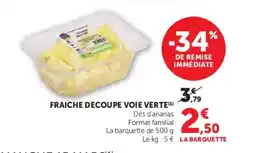 Hyper U Fraiche decoupe voie verte offre