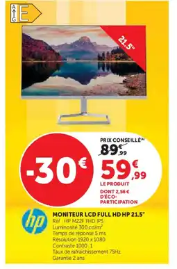 Hyper U HP Moniteur lcd full offre