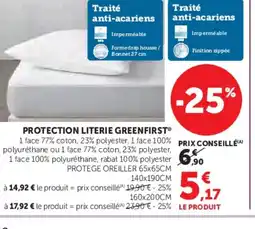 Hyper U Protection literie greenfirst offre