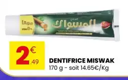 Stokomani Dentifrice miswak offre