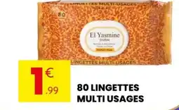 Stokomani 80 lingettes multi usages offre