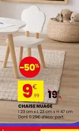 Stokomani Chaise nuage offre