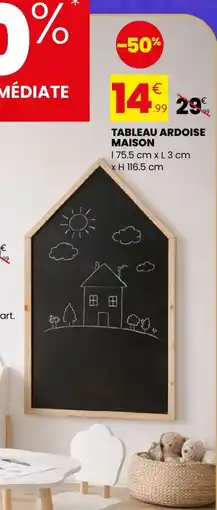 Stokomani Tableau ardoise maison offre