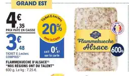 E.Leclerc Flammekueche D'alsace offre
