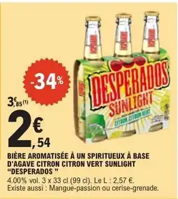 E.Leclerc DESPERADOS SUNLIGHT offre