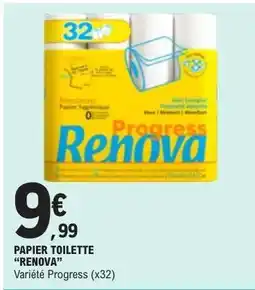 E.Leclerc PAPIER TOILETTE “RENOVA” offre
