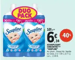 E.Leclerc ASSOUPLISSANT CONCENTRÉ SOUPLINE offre