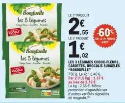 E.Leclerc Bonduelle Les 3 Légumes offre