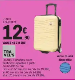 E.Leclerc Valise 45 CM ENV offre