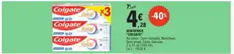 E.Leclerc Dentifrice Colgate offre