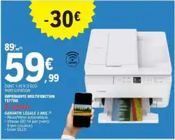 E.Leclerc IMPRIMANTE MULTIFONCTION TS7750I offre