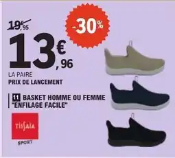 E.Leclerc Basket Homme ou Femme Enfilage Facile offre