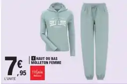 E.Leclerc HAUT OU BAS MOLLETON FEMME offre