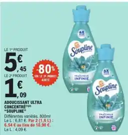 E.Leclerc ADOUCISSANT ULTRA CONCENTRÉ (1½) “SOUPLINE” offre