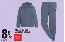 E.Leclerc Haut ou Bas Molleton Homme offre