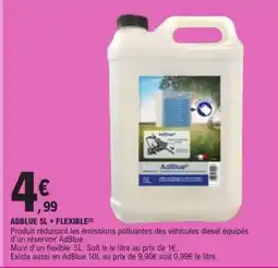 E.Leclerc ADBLUE 5L + FLEXIBLE offre