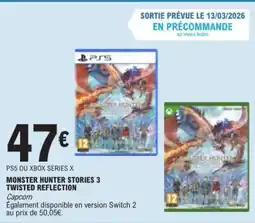 E.Leclerc MONSTER HUNTER STORIES 3 TWISTED REFLECTION offre