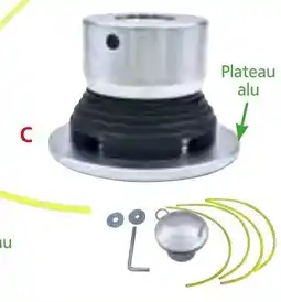 Provence Outillage Tête disque Plateau alu offre