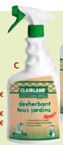 Provence Outillage CLAIRLAND Désherbant tous jardins Spray prêt à l'emploi offre