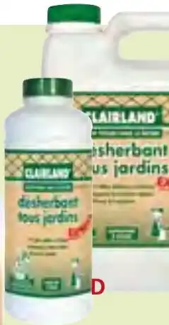 Provence Outillage CLAIRLAND Désherbant tous jardins Concentré à diluer offre