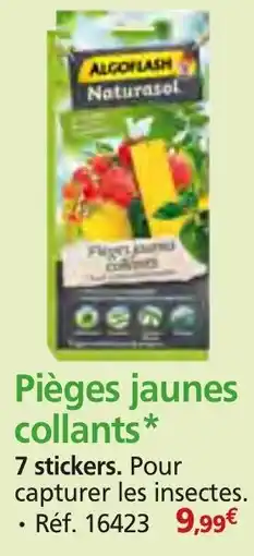 Provence Outillage ALGOFLASH Pièges jaunes collants offre