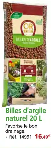 Provence Outillage OR BRAUN Billes d'argile naturel offre