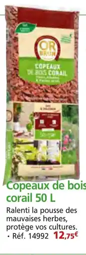 Provence Outillage OR BRUN Copeaux de bois corail offre