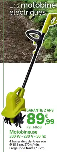 Provence Outillage WERKA PRO Motobineuse 300W - 230 V-50 hz offre
