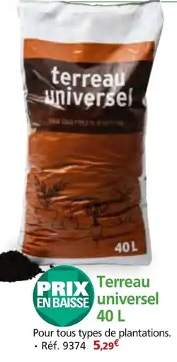 Provence Outillage Terreau universel offre