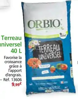 Provence Outillage ORBIO Terreau universel offre