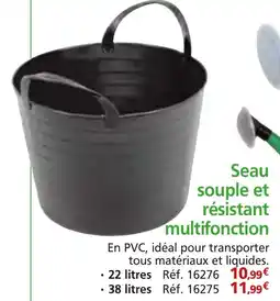 Provence Outillage Seau souple et résistant multifonction offre