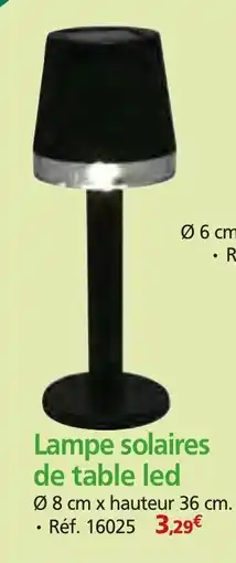 Provence Outillage Lampe solaires de table led offre