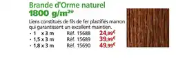 Provence Outillage Brande d'Orme naturel offre