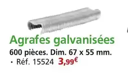 Provence Outillage Agrafes galvanisées offre