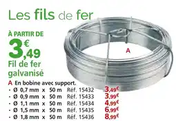 Provence Outillage Fil de fer galvanisé offre